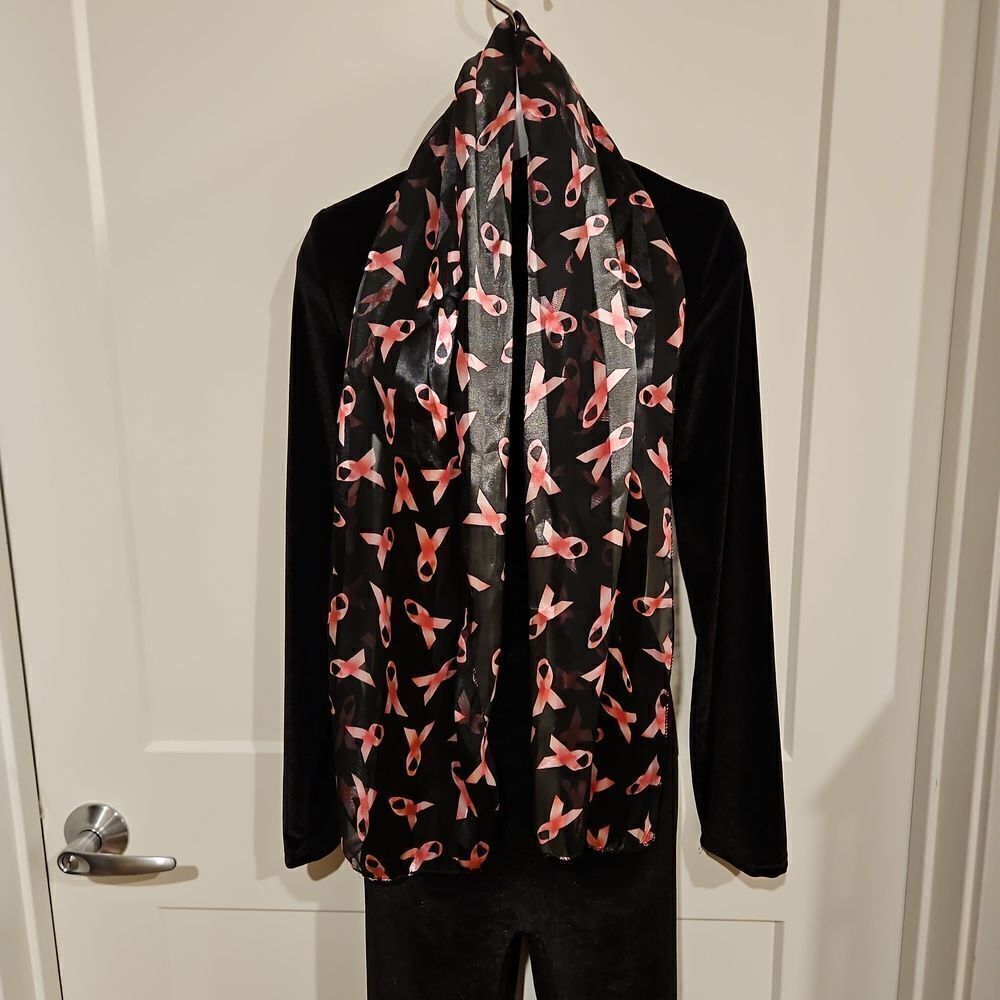 Breast Cancer Awareness Scarf - Picture 3 of 5